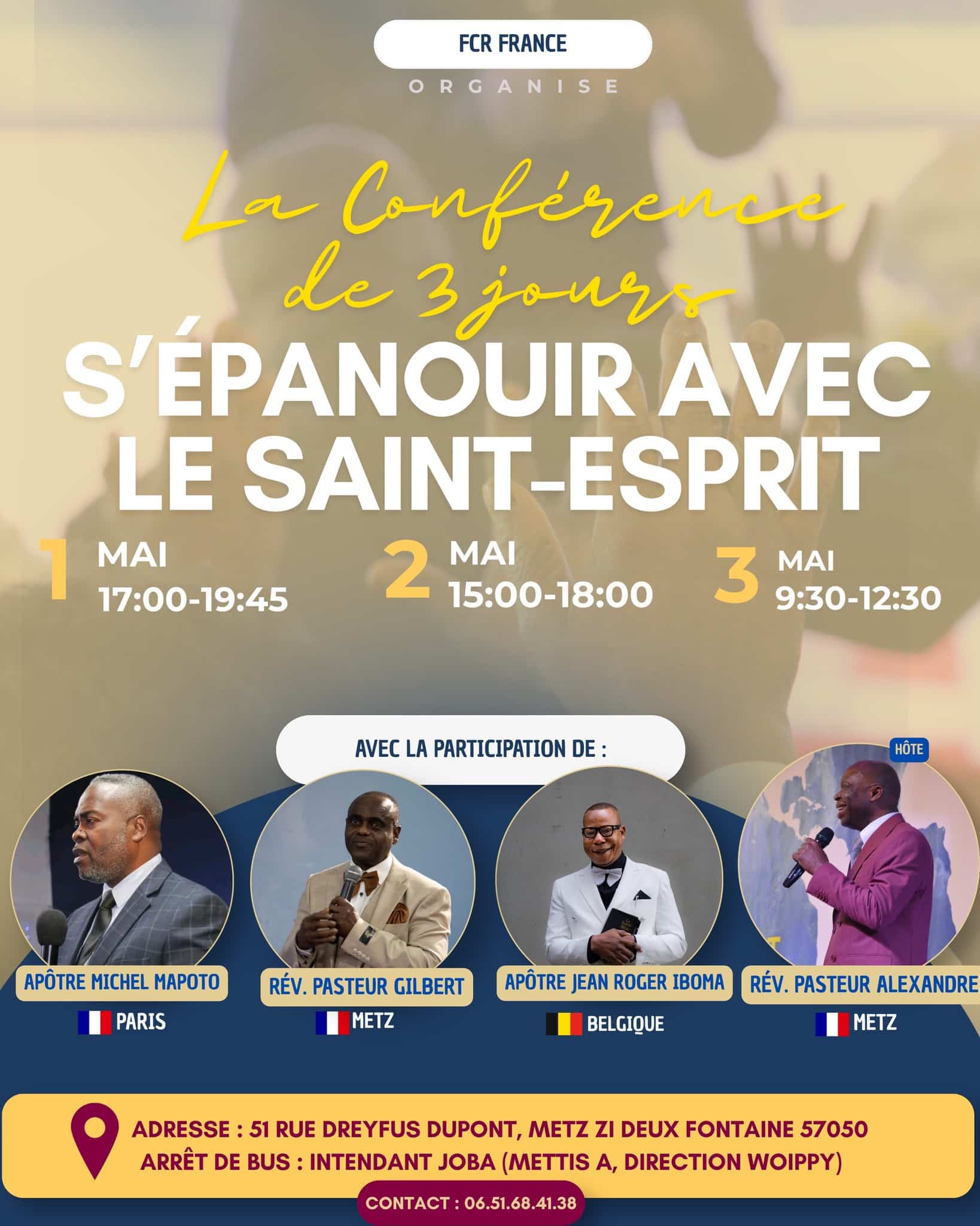 Conférence : S'épanouir avec le Saint-Esprit